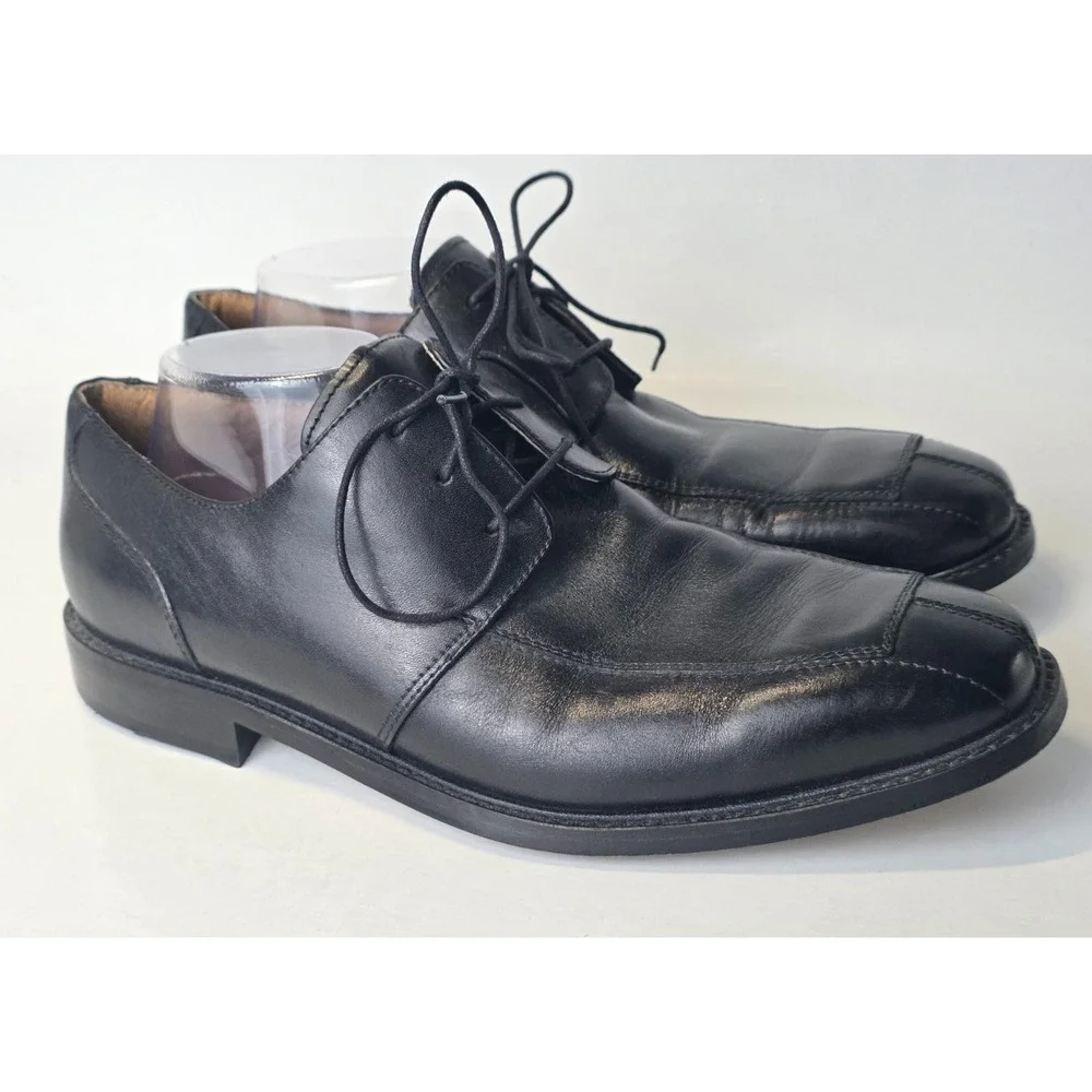 Florsheim Men's Dress Shoes Size 11 D Black Leather Oxford Lace‎ Up Classic